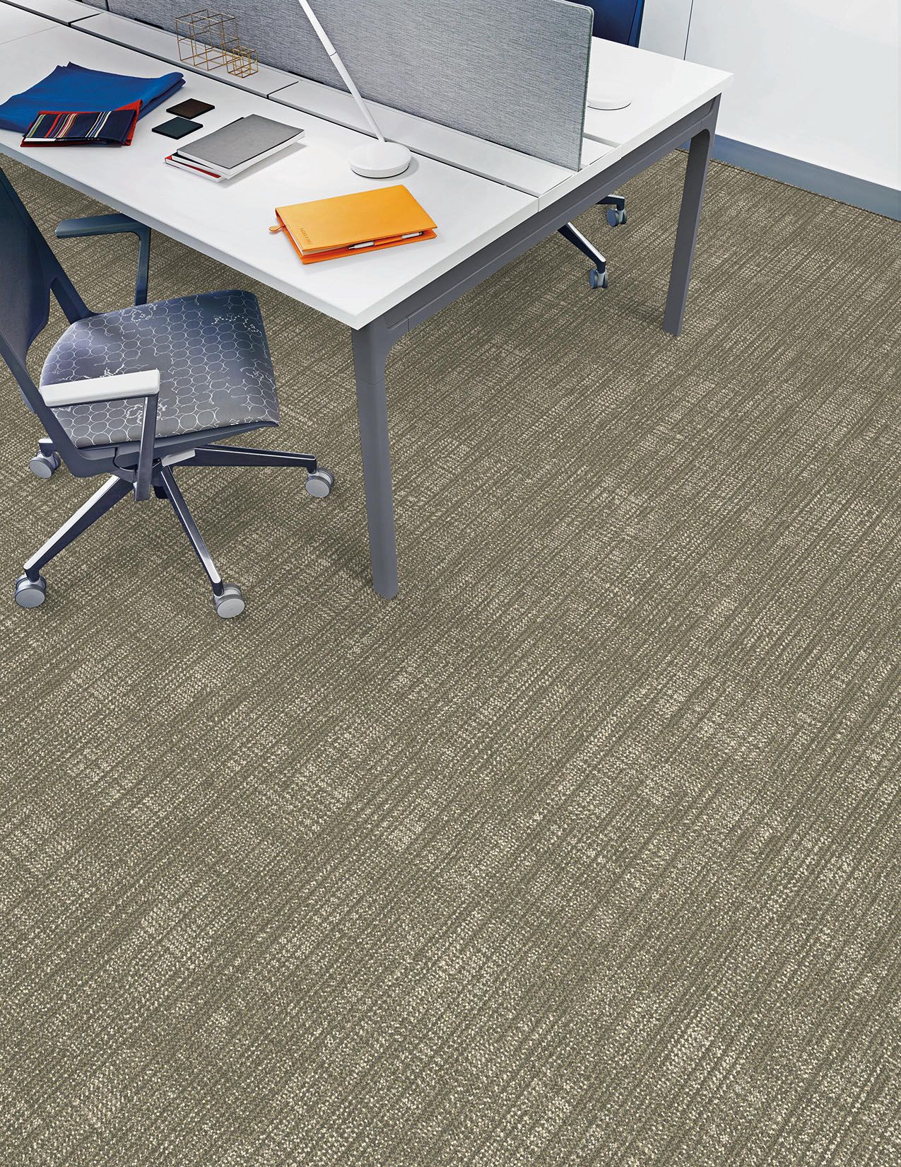 Interface Screen Print plank carpet tile in office with chair and desk image number 3